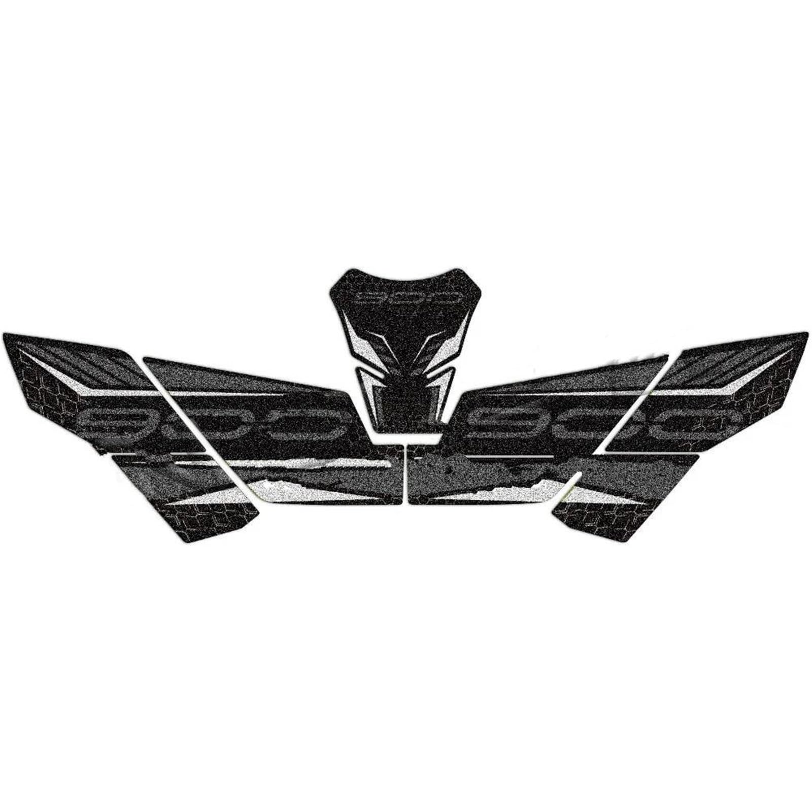 Motorcycle Anti-Slip Tank Pad Sticker Knee Grip Protection Decal Accessories Waterproof for Kawasaki for Z900 2017-2023 Streetfighter(Color4)