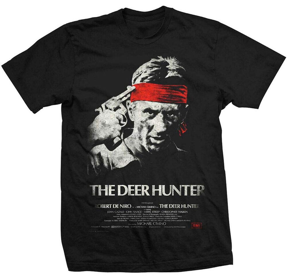 Lianpeng Studio Canal The Deer Hunter 'The Deer Hunter' T-Shirt (Black) - Purple - Small