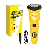 Gorilla Technique Epilator 3000V&comma; Facial & Body Hair Removal Device&comma; Pain Relief Roller&comma; Cordless Rechargeable Electric Tweezers for Women & Men&comma; Triple Tweezers&comma; 8000RPM&comma; Korean Skin Care - 3000V
