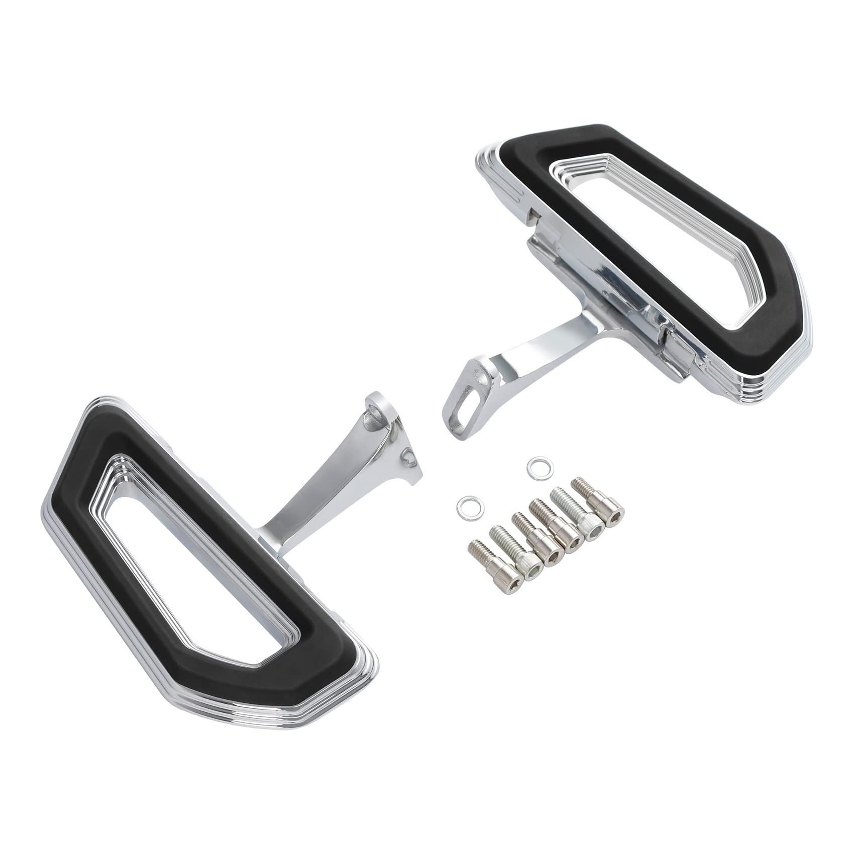 Amazon | TCT-MOTORPARTS クローム リアパッセンジャー フロアボード 
