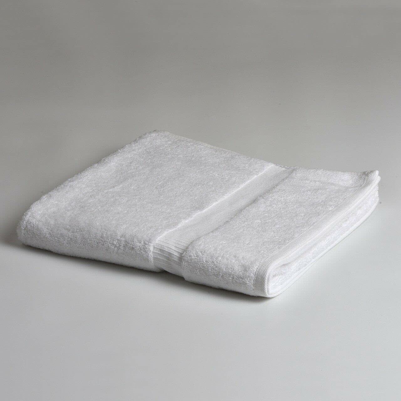 72 Piece Unisex Durable Luxury Wholesale Cotton Bulk White Hotel Bath Towel Set
