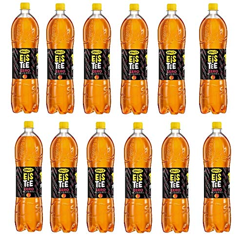 12 Flaschen Rauch Eistee Pfirsich Zero ohne Zucker a 1500ml inc. 3.00€ EINWEG Pfand (18 Liter) Cover