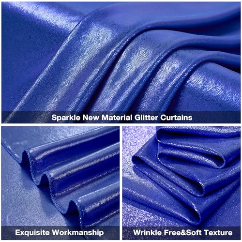 Cortina fondo royal blue 20x10ft 4 paneles miniatura 6