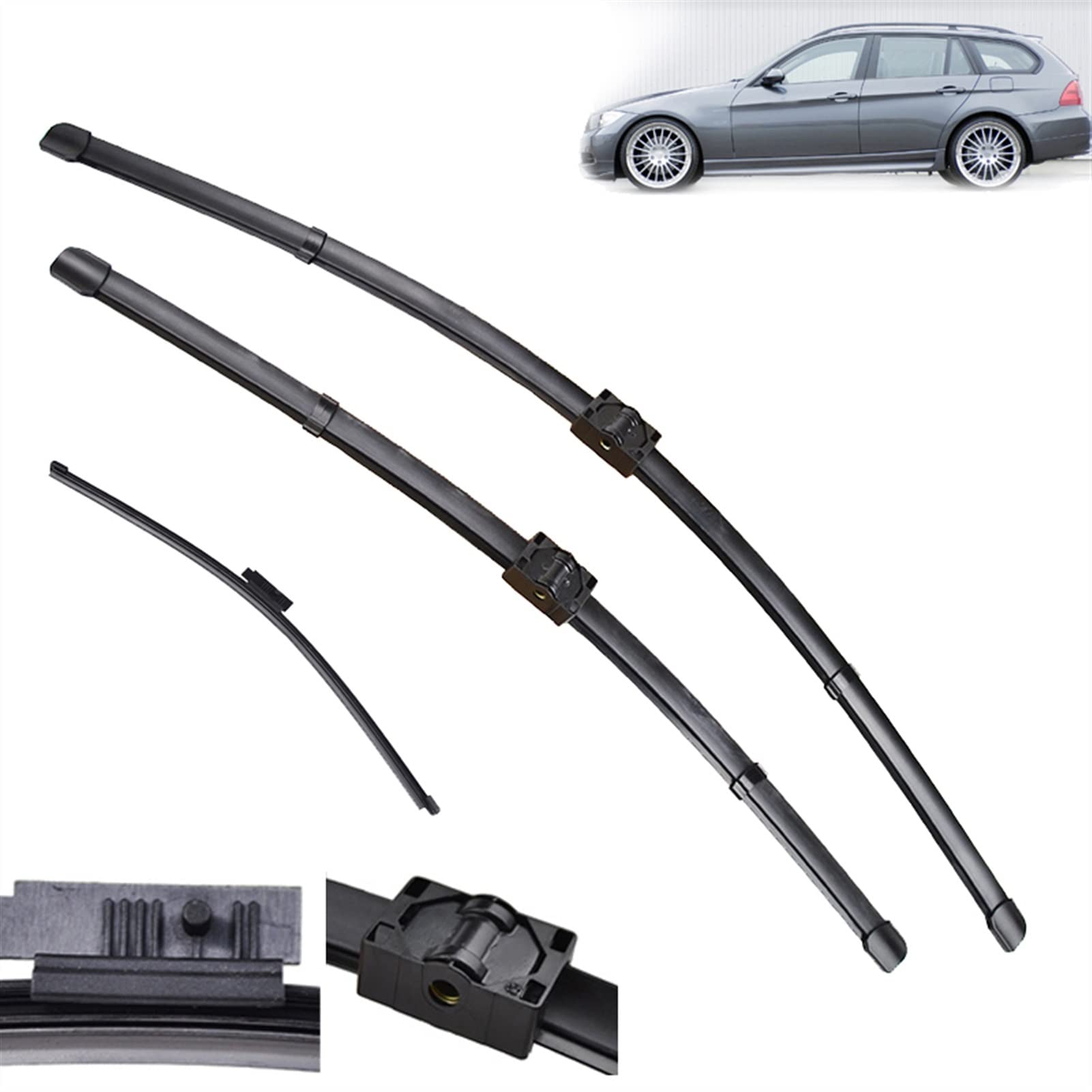 Essuie-Glace BMW E91 2005-2009 Balais Essuie-Glace Avant Arrière Fenêtre Pare-Brise E91