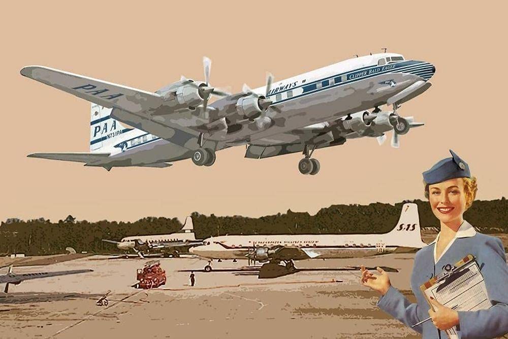 t*t様 パンアメリカン航空ダグラスDC-7Cをモデルに希少なビンテージブリキ製 Amazon | ローデン 1/144 アメリカ・ダグラスDC-7C 四発旅客機 パン