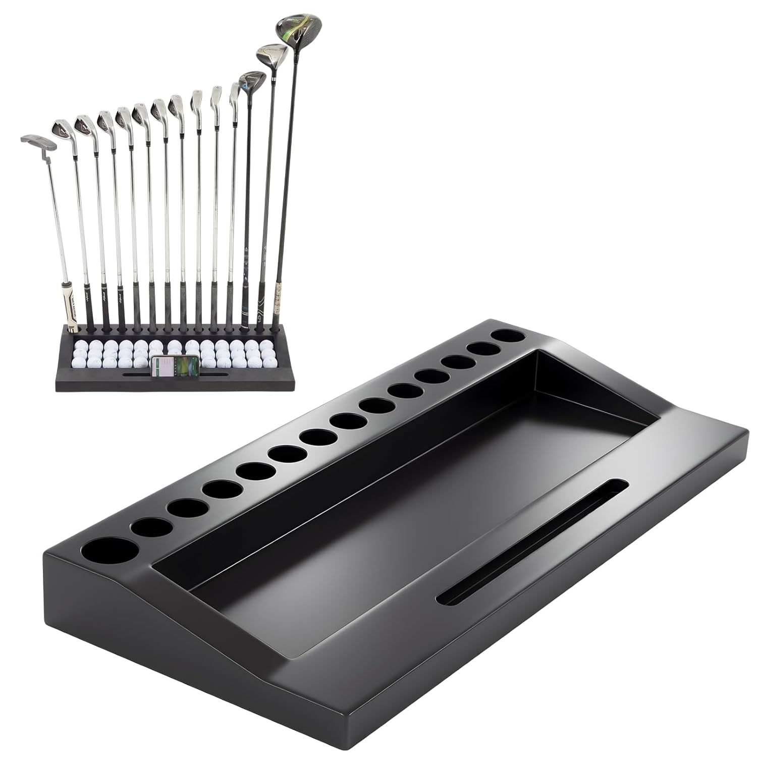 Wood Golf Club Holder Stand