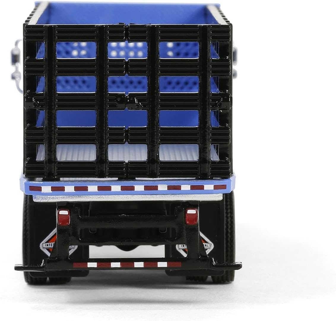 Truck 1/64 2018 International WorkStar Platform Stake Blue SD 19 45190-B