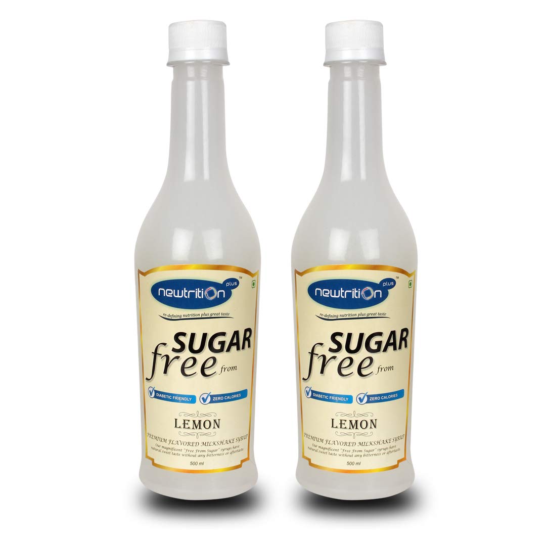 Newtrition Plus Redefining Nutrition Sugar Free Lemon Mixer Syrup - Pack of 2 (500 ml Each) - Zero Calorie, Diabetic Friendly, Keto Friendly (B08JMD1V5K) Amazon Price History, Amazon Price Tracker
