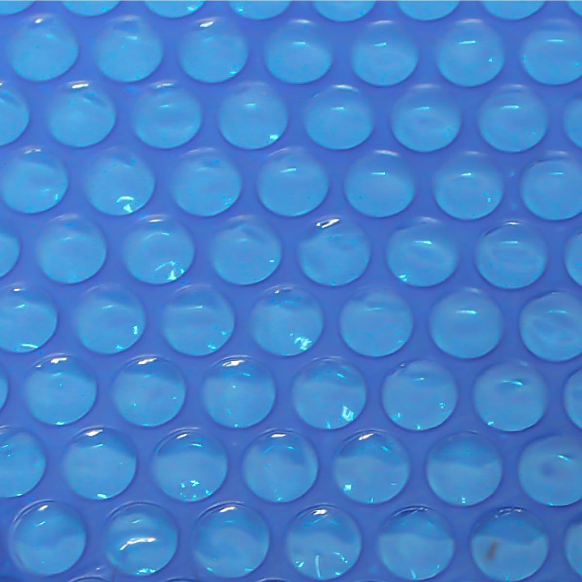 Linxor - Cobertor Solar Redondo, Ovalado, Cuadrado o Rectangular para Piscinas intex u Otras - 180 micras - Azul - Varias Medidas Disponibles