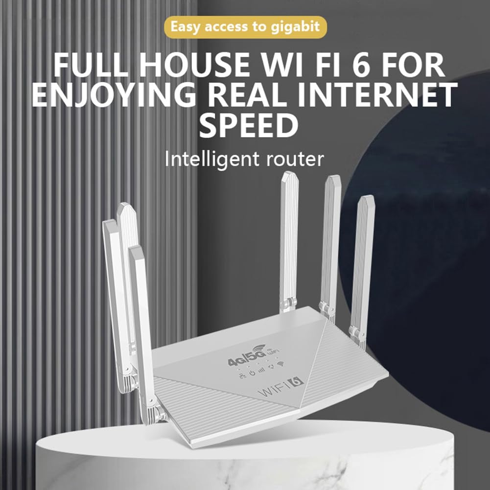Router WiFi 6 5G 4G LTE Connessione Gigabit per Casa
