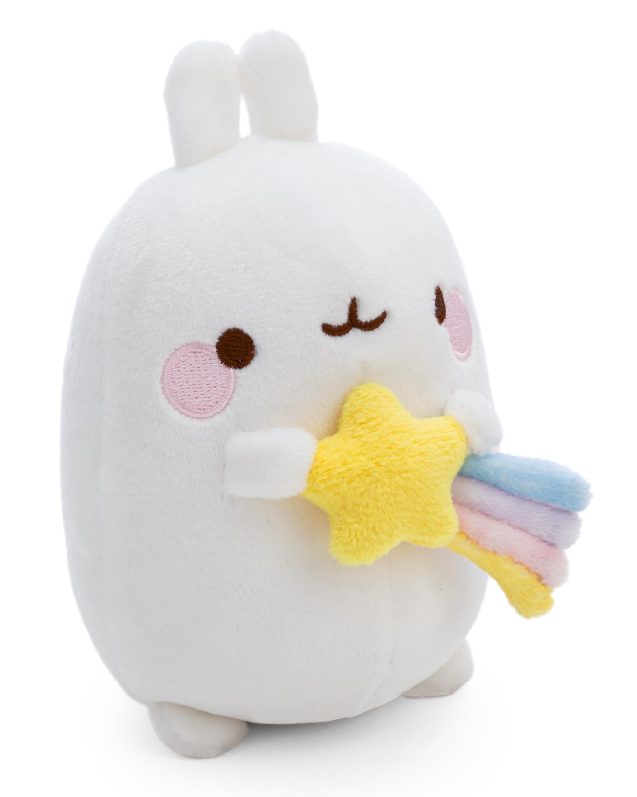 NICI cuddly toy MOLANG with shooting star 12 cm - white
