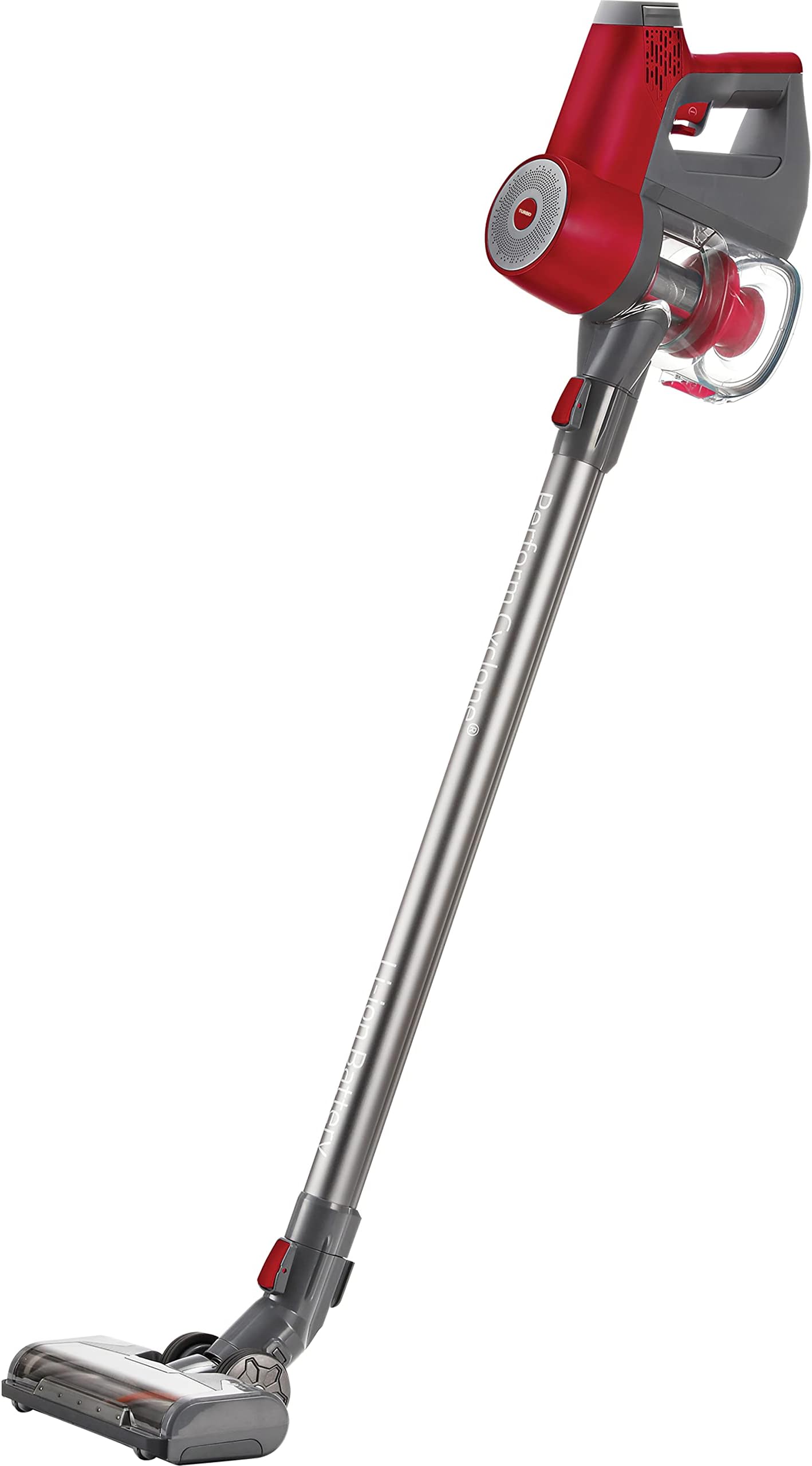 Beko PractiClean 2 in 1 Cordless Vacuum Cleaner VRX221DR, Red Design, 40 Minute Run Time,100 W Power, Includes LED Head Lights & PerformCyclone Technology, 500 milliliters, 80 Decibeles
