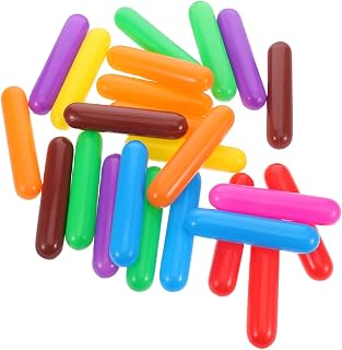 iplusmile 60 Piezas Pelota Marina Pelota de Playa de Colores Suministros de Verano Juego de Pelota oceánica Suministros de Playa Pelota de Ejercicios para Equipo de Juegos el plastico