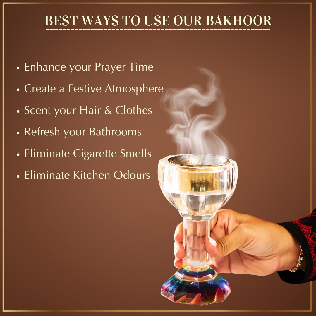 Oud Al Ibtisam Bakhoor & Oud Bakhoor Variety Box by Dukhni | Eid Gift for men & women| 60pc Arabic Oudh Bakhour Incense, Refill Pack, Rich Middle East Aroma | Burn on charcoal, electric, candle burner