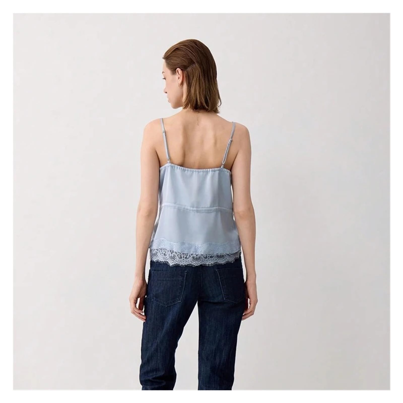 Top da Donna in Raso e Pizzo Cintura in Pizzo da Donna