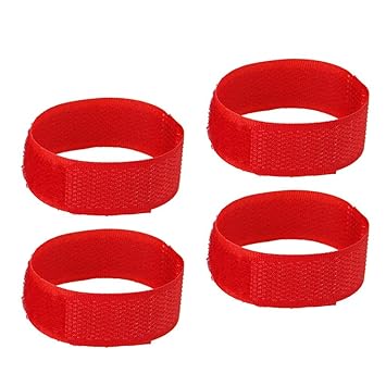 GIANTE 5 Pcs Chicken Collar Anti Crow Rooster Collar for Poultry Chicken Duck Red