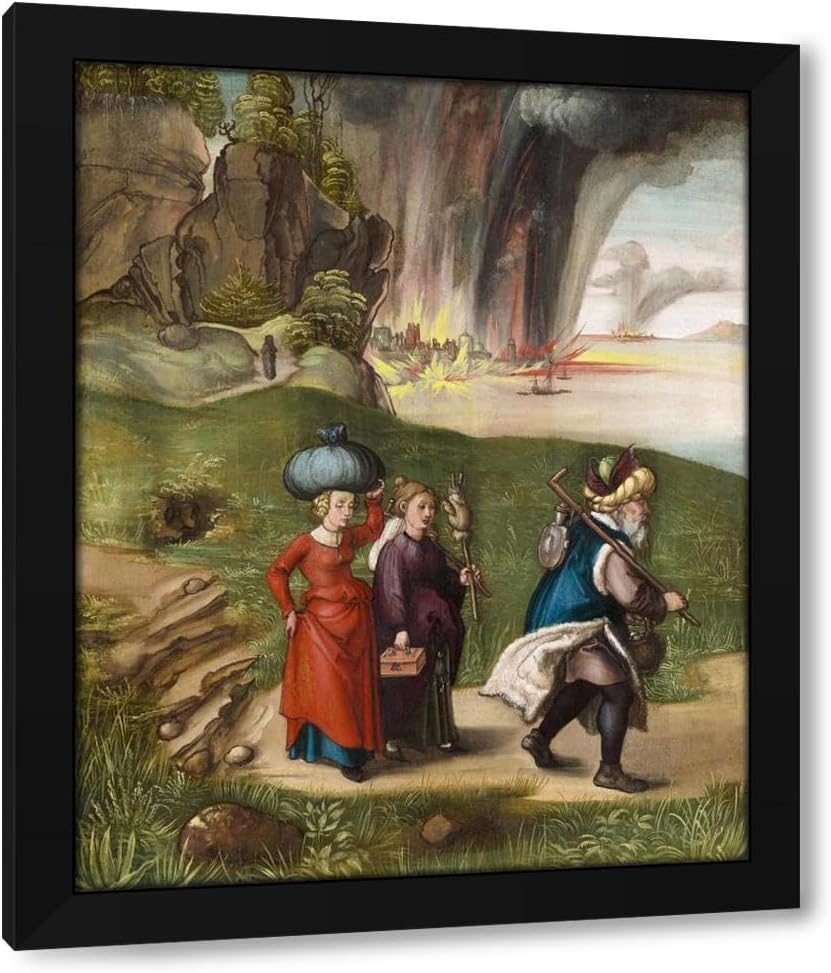 ArtDirect Lot and His Daughters (C. 1496-1499) 36x44 UnFramed Museum Art Print Poster Ready for Framing by Albrecht Dürer (German, 1471-1528)