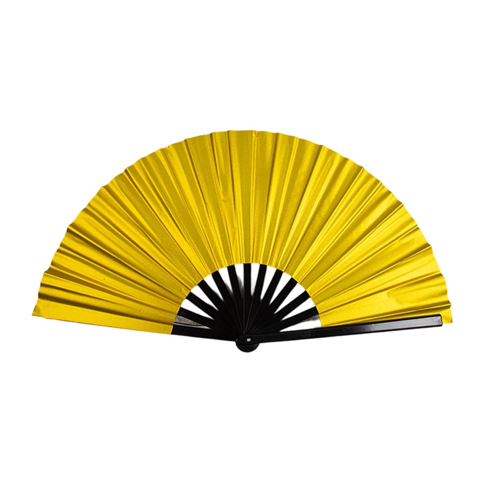 ljhnba Hand Fan Large Size Making Fan PVC Ideal for Shows Reflective Silver Finish Sound