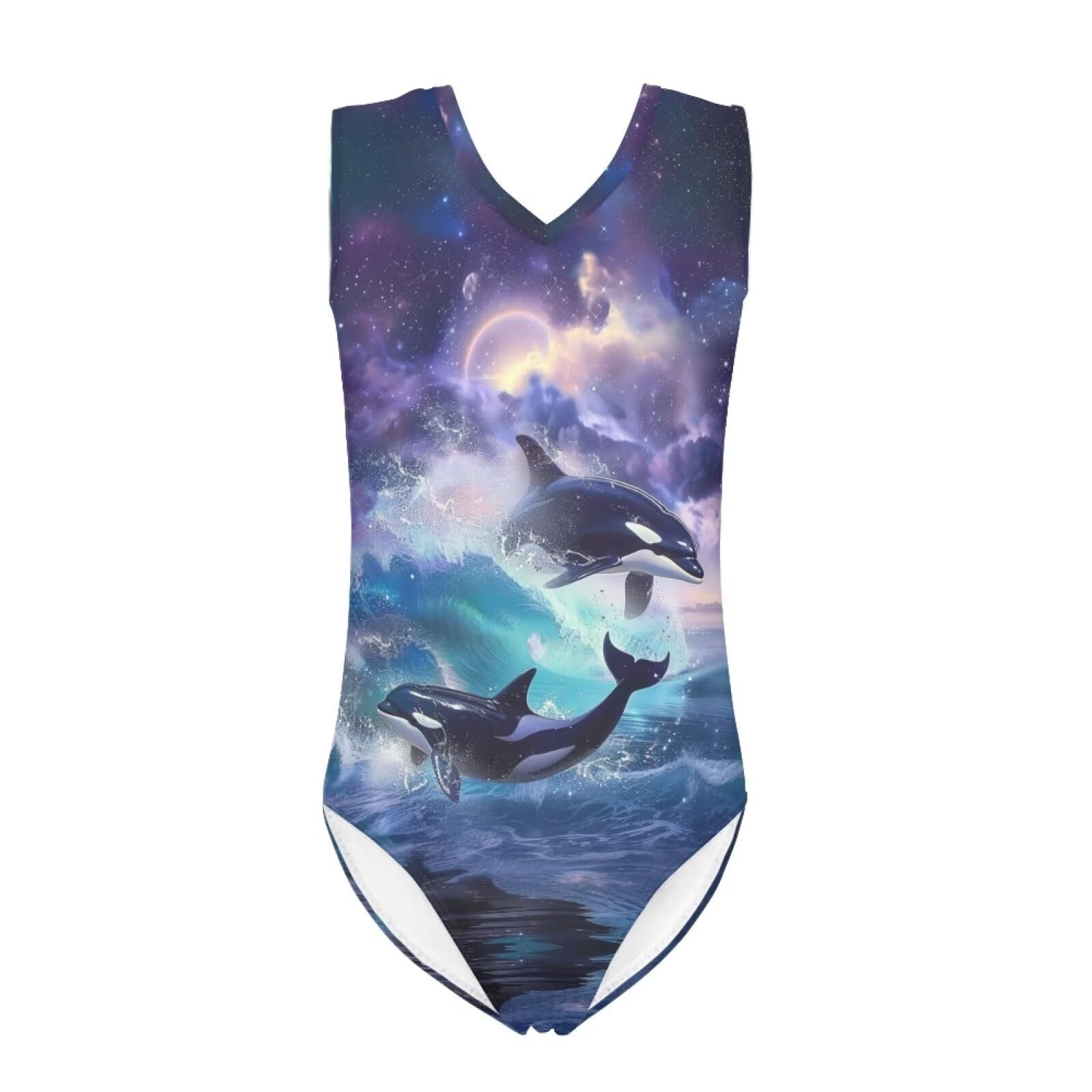 Xpyiqun Bathing Suits for Girls 3-14 Kids Summer One Piece Swimwear Beach Sport Sleeveless Swimsuits Athletic