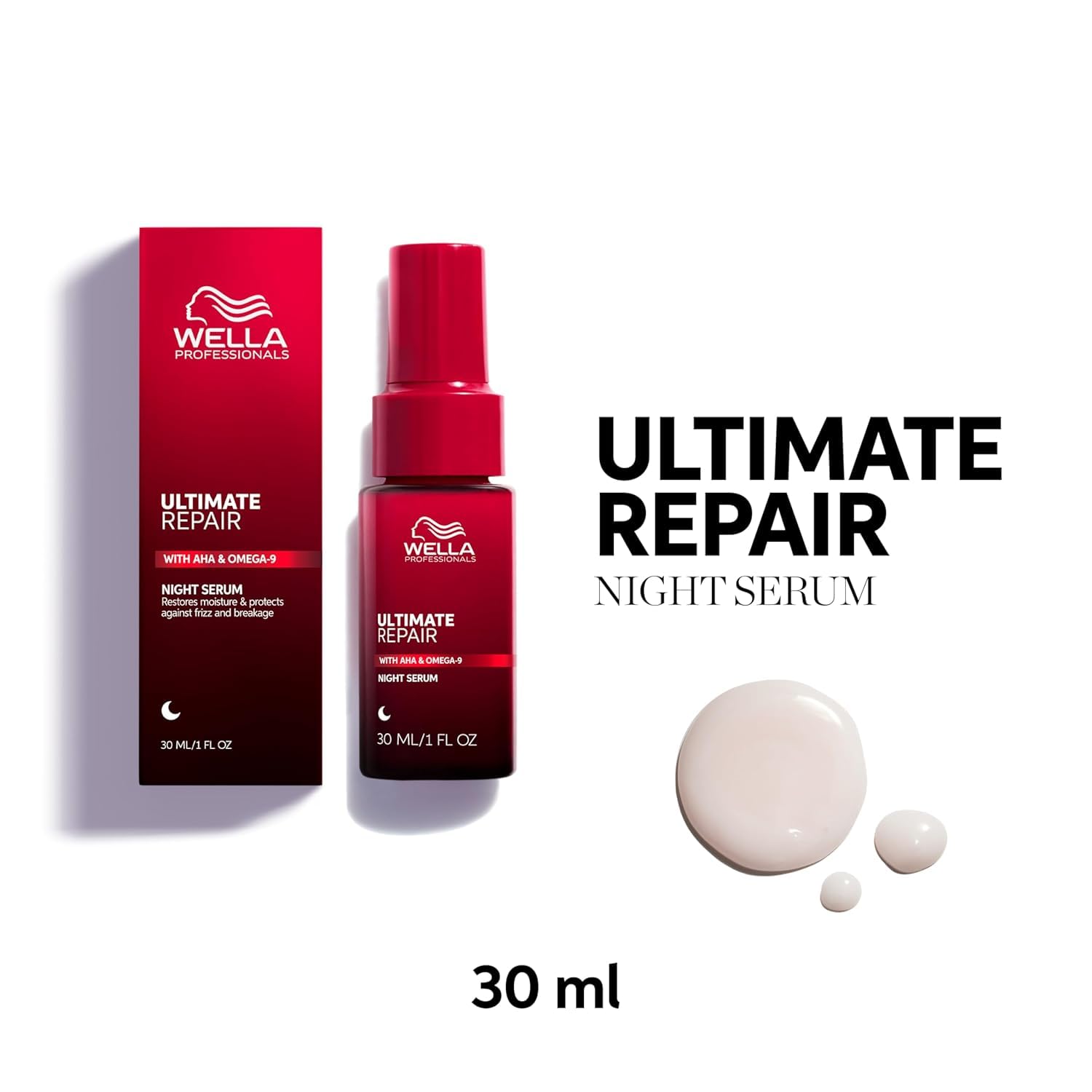 Wella Professionals ULTIMATE REPAIR Miracle Hair Rescue + ULTIMATE REPAIR Night Hair Serum Bundle | Luxury Leave-In Treatments for Deep Repair & Night Protection I Vegan