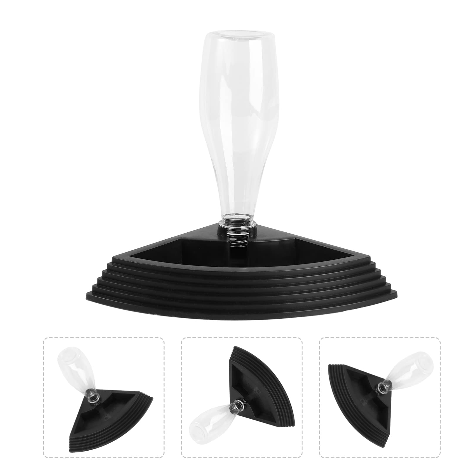 Mipcase 3 Pezzi Ciotola per Bere per Rettili Fontana Automatica per Acqua Ingresso Senza Scale Base Stabile Triangolo Alimentatore per Animali Domestici Fornitura di Acqua