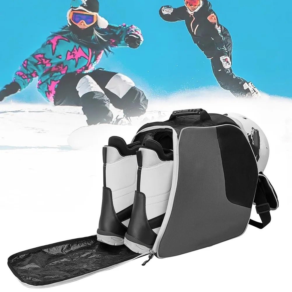 Borsa per Sci Tracolla da Sci Borsa per Scarponi da Sci da Neve Invernale Borsa da Sci Leggera per Snowboard Borsa da Guanti per caschi da Sci Impermeabile(CP Helmet Bag)