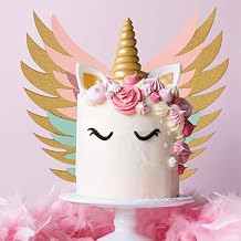 Yosoo Cake Wing Decoration, Angel Gift Decoration Props Insert Ornament for Wedding Birthday Party(Type 3)