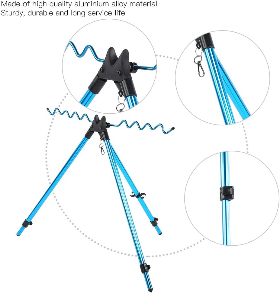 Dazzling Portable Sea Pole Bracket Tripod Fishing Rod Stand Rest Tackle Accessory Fishing Rod Tripod Stand