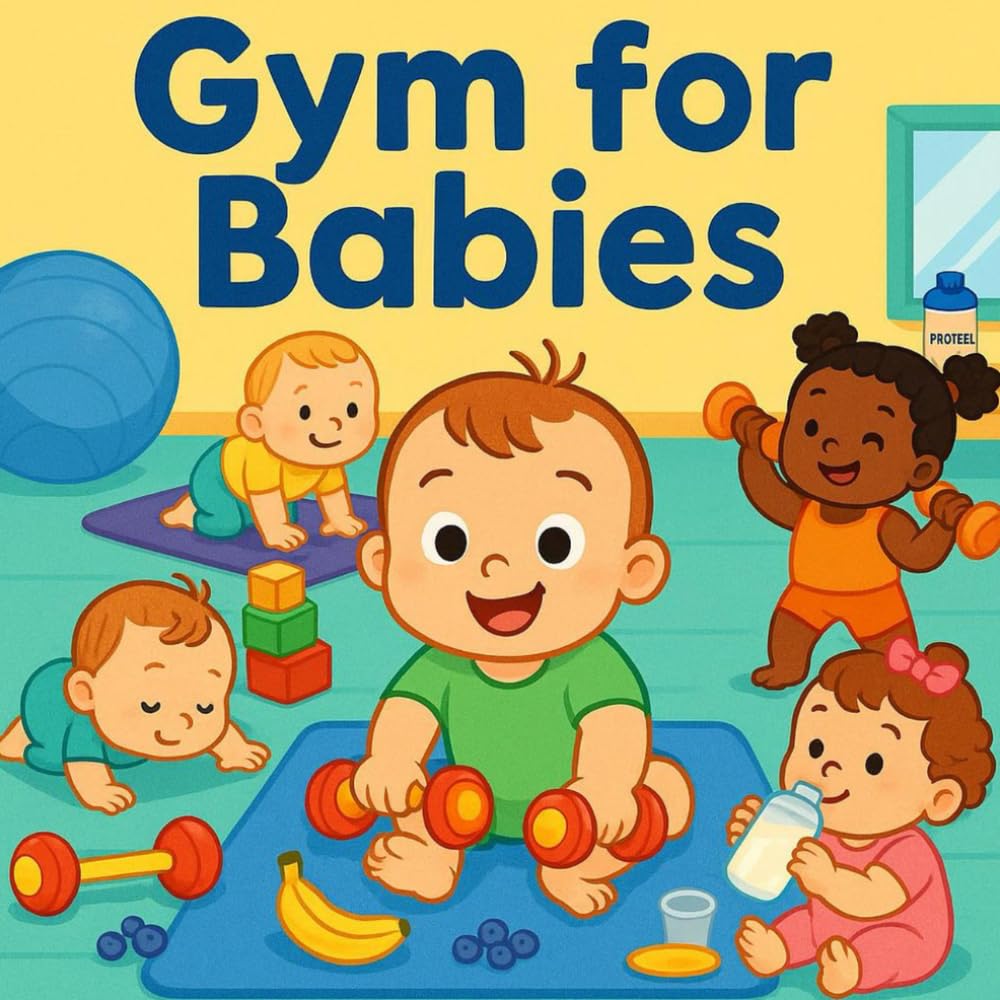 Gym for Babies: From Burpees to Bottles – The Funniest Fitness Routine Ever (Just for Laughs & Little Muscles!) (Grown-Up Lessons for Little Minds)