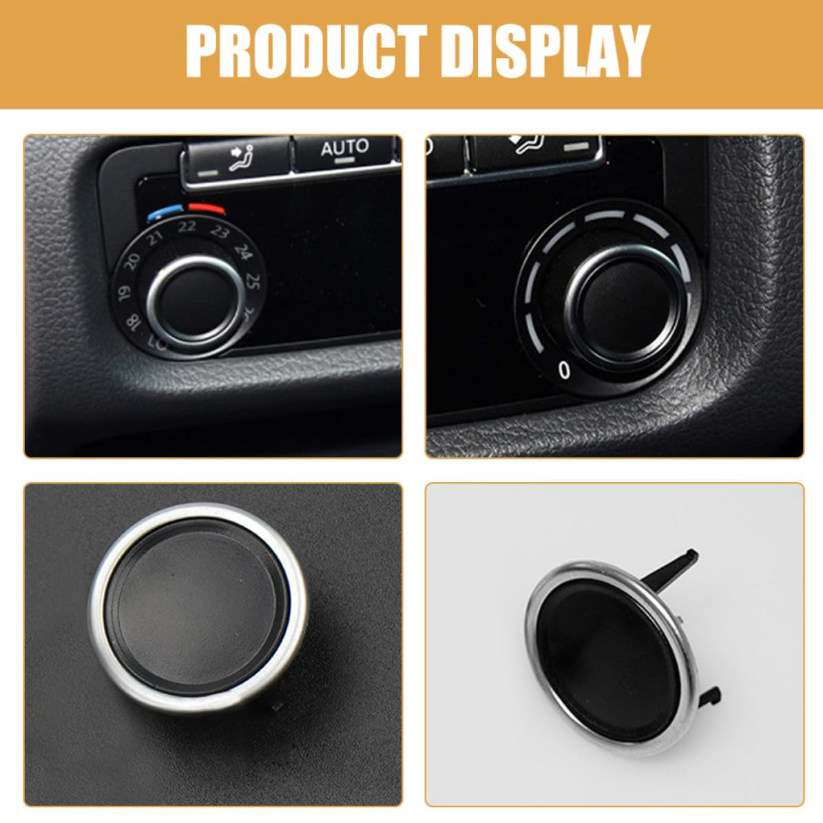 Compatible Replacement Rear Air Conditioning Knob for Cover | Abs Plastic Build, Water Resistant, Easy Installation, Panel Protection