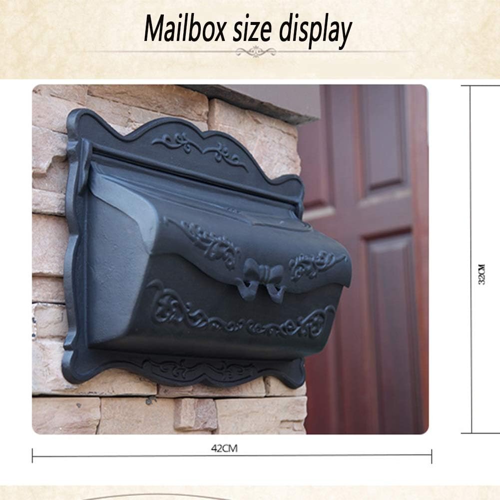 壁掛けレターボックス ロック可能なポストボックス ヨーロッパのヴィラ