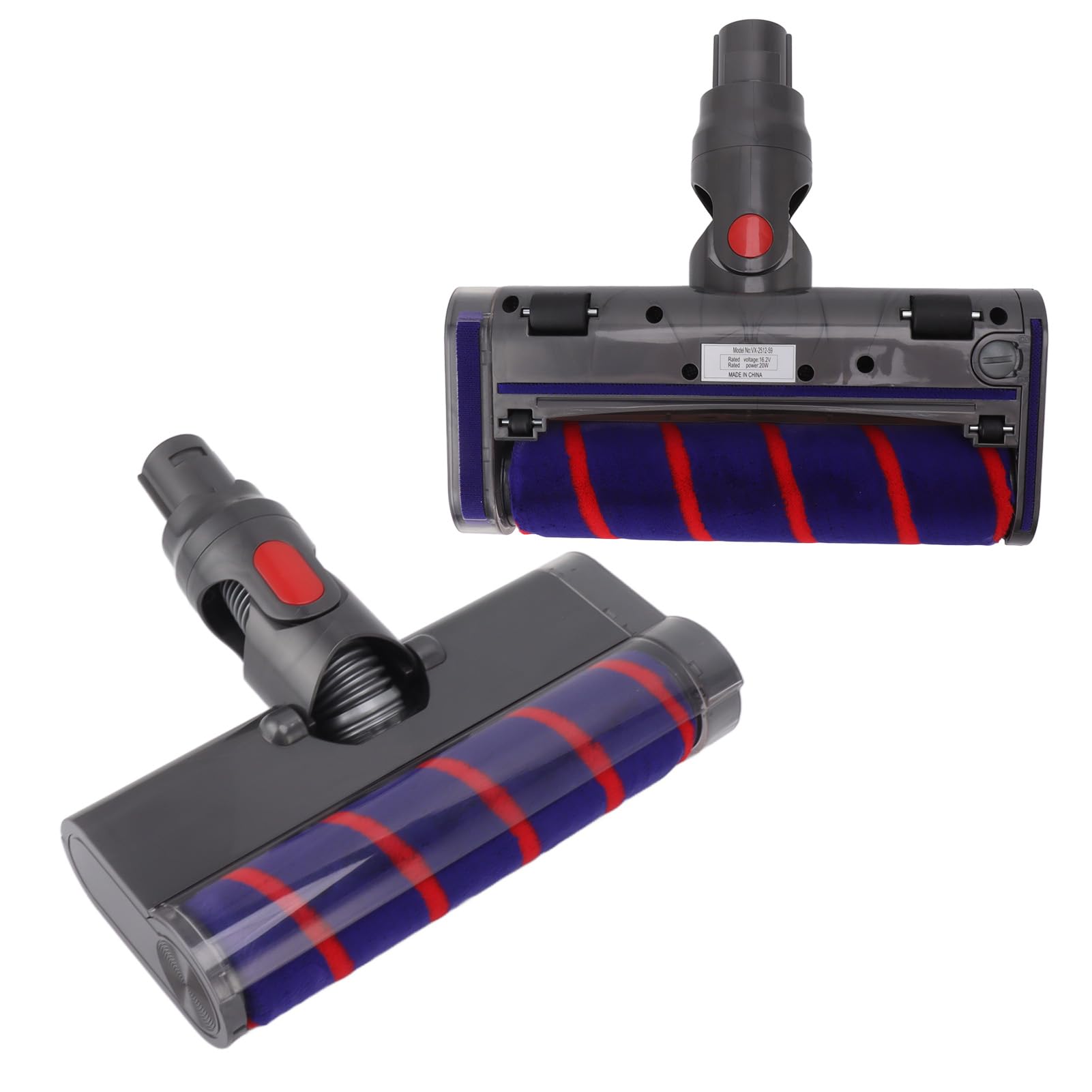 Cepillo de rodillo para aspiradora, compatible con V6 DC58 59 62 potente succión de rotación multiángulo, accesorio para aspiradora eléctrica para limpieza de azulejos, alfombras, alfombras 5