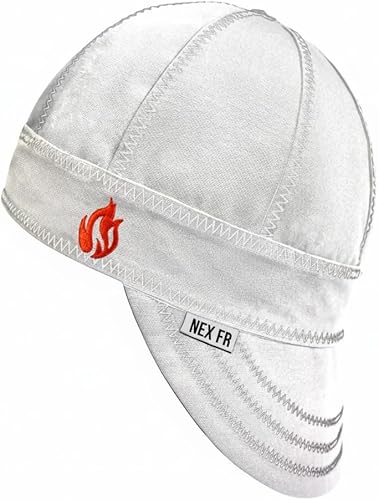 Miniatura 18 de Knox FR - Gorras de soldadura para hombres y mujeres, gorra de soldador de 8 paneles, diseño de corona profunda de lona de pato para seguridad