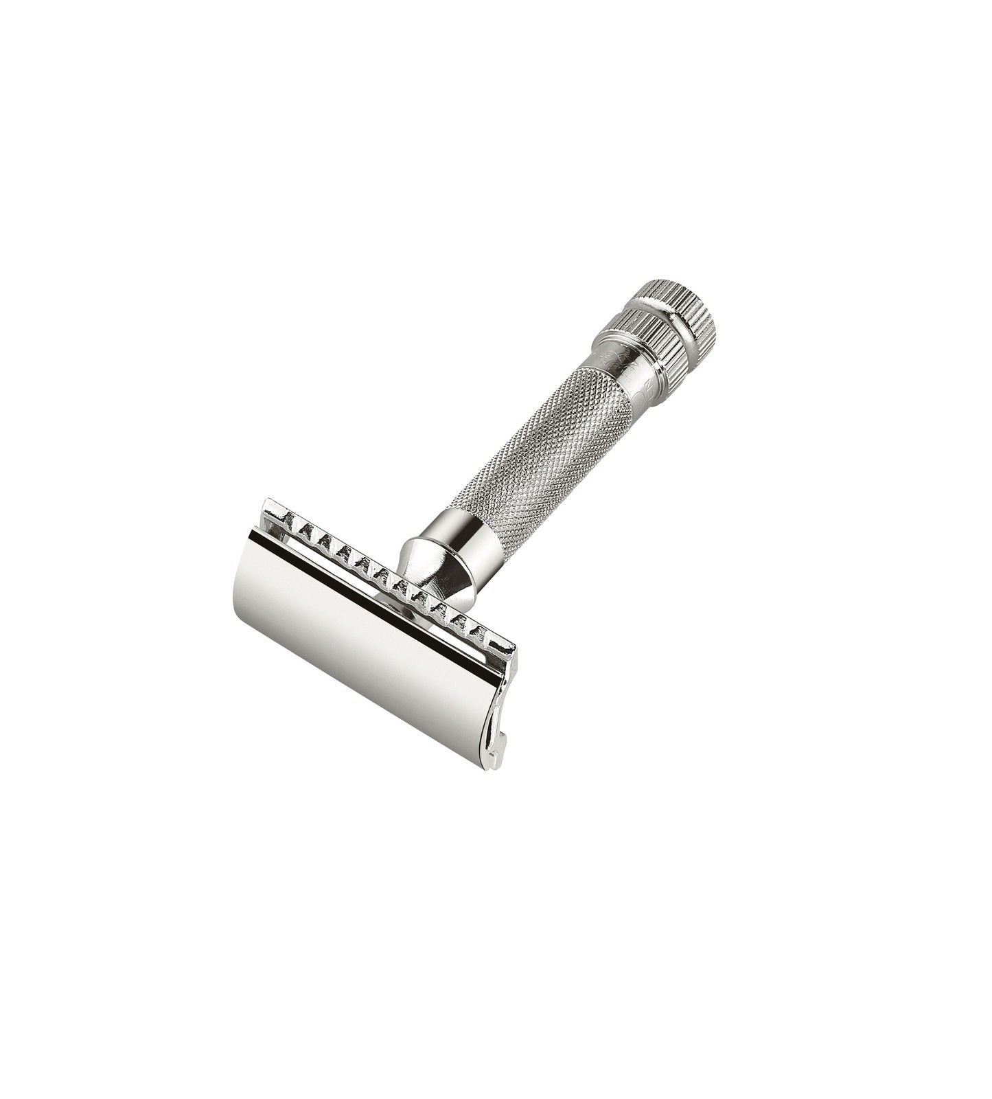 MERKUR rasoio 34C, Classico, Ottone, Unisex, Uomo e Donna, Argento
