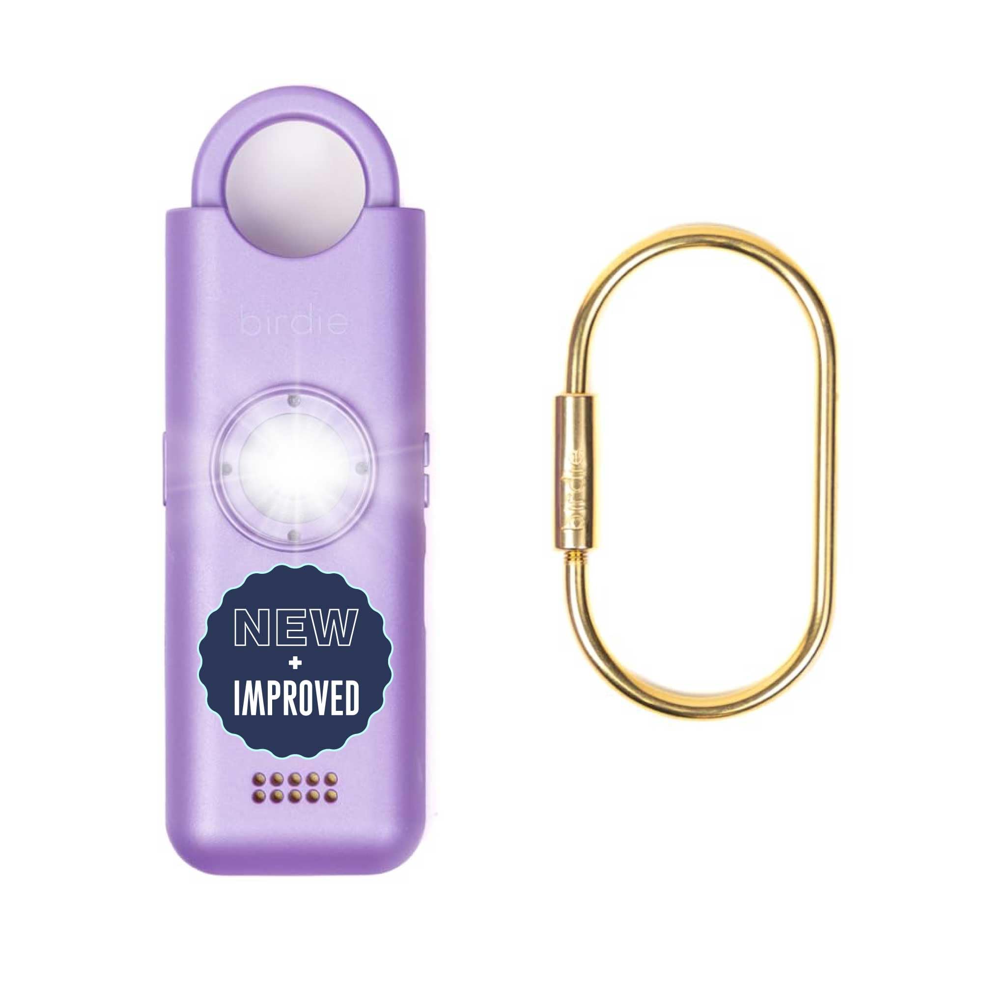 She’s Birdie 3.0 New Version – The Original Personal Safety Alarm for Women by Women–Loud Siren, Flash Light and Rechargeable Battery in a Variety of