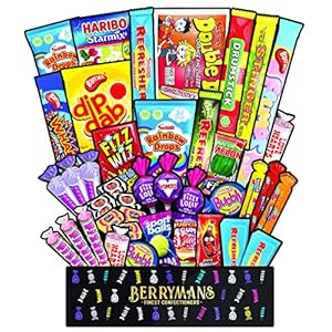 Sweet Hamper Gift Box – A Huge Retro Sweets Gift Box Of Old Fashioned Sweets | Jumbo Sweets Gift Selection | Retro…