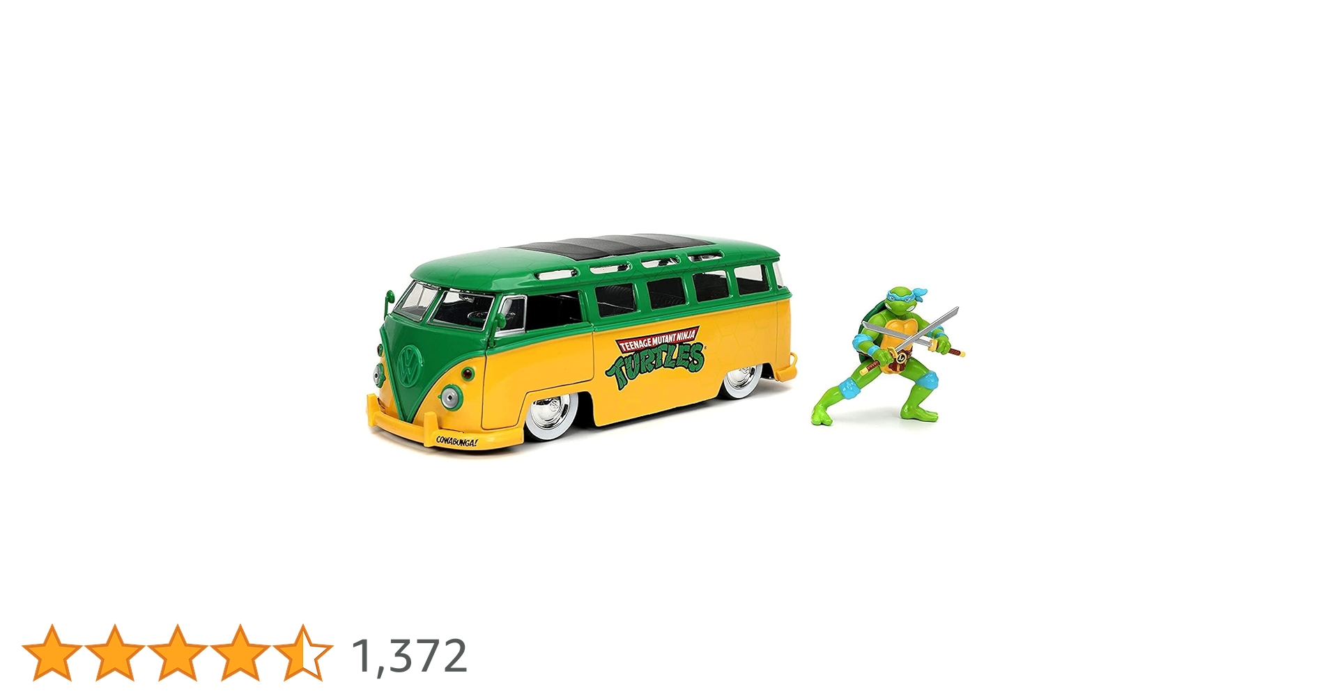 Amazon | 1:24 TURTLES 1962 VW Bus w/LEONARDO タートルズ