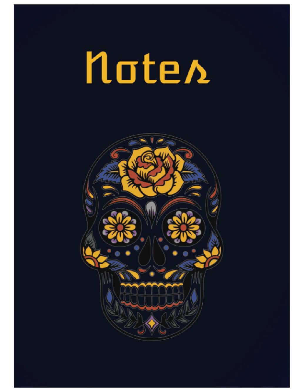 Notes Skull Journal carnet de notes gothique couverture rigide