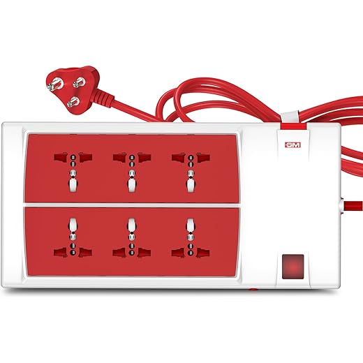 GM 3059 Power Strip 6 Sockets 2m Cord