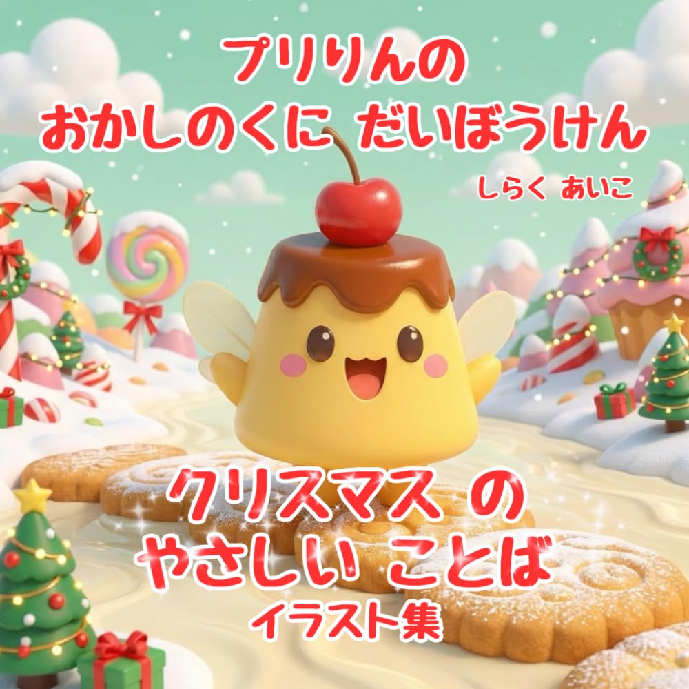 プリりんのおかしのくに だいぼうけん クリスマスの優しい言葉 イラスト集: ― くりすますの やさしい ことば いらすとしゅう ― (るんるん猫絵本)