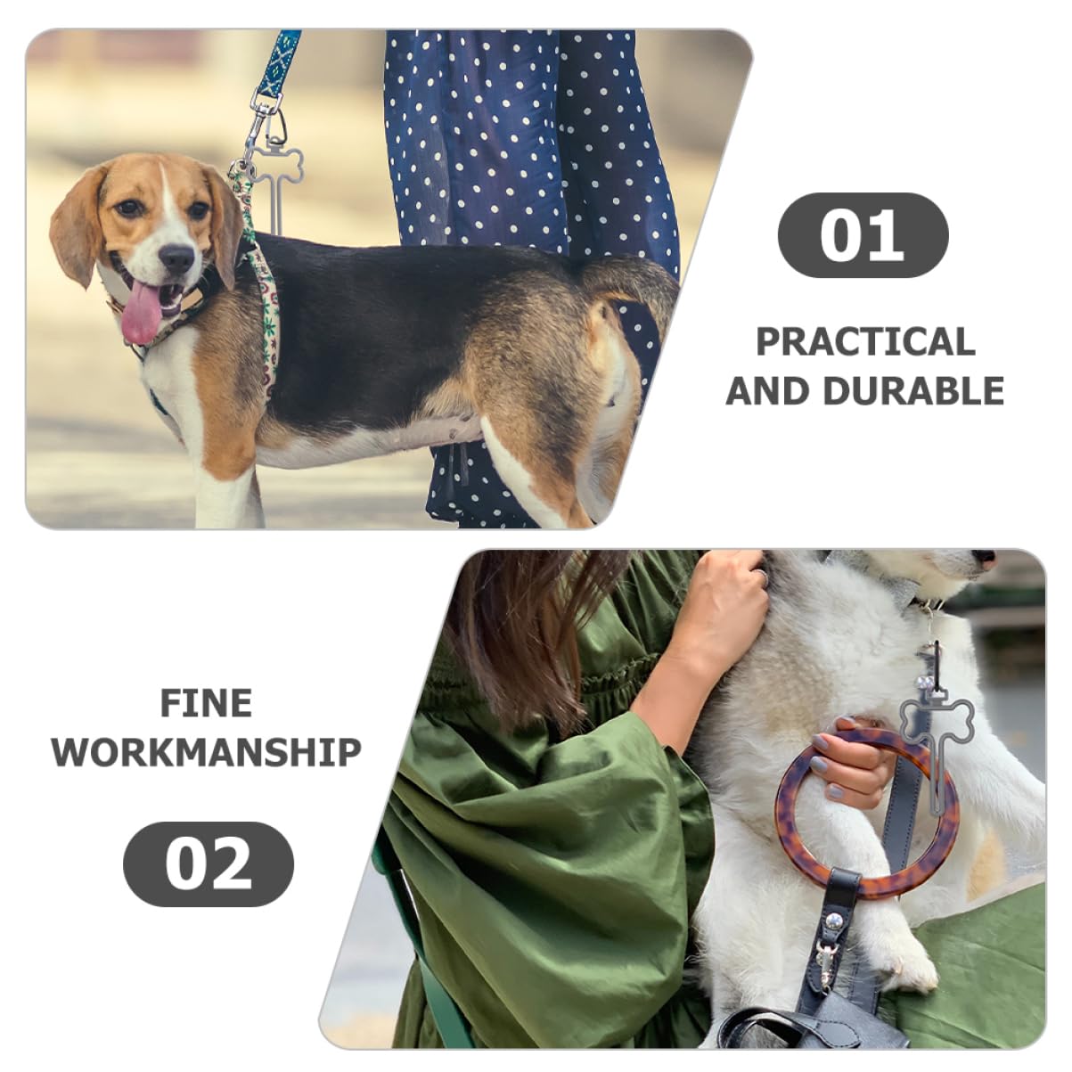 Sosoport Volle Kotbeutel 30 Stk Clip Für Hundekotbeutel Hundekotspender Halter Für Haustierkotbeutel Abfallsackhalter Hundezubehör Für Kleine Hunde Hundeleine Taschenträger Der Hund Aluminiumlegierung