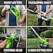 Greenworks 24V Cordless String Trimmer and Blower Combo Pack, 2Ah Battery and Charger Included STBA24B210