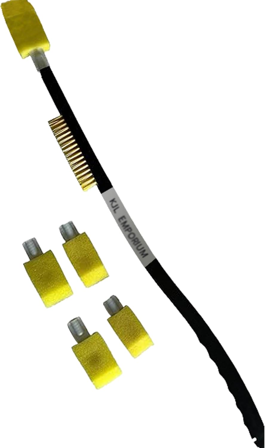 Foot Brush with Long Handle for Shower – Toe Scrubber and Cleaner with 4 Replaceable Sponges