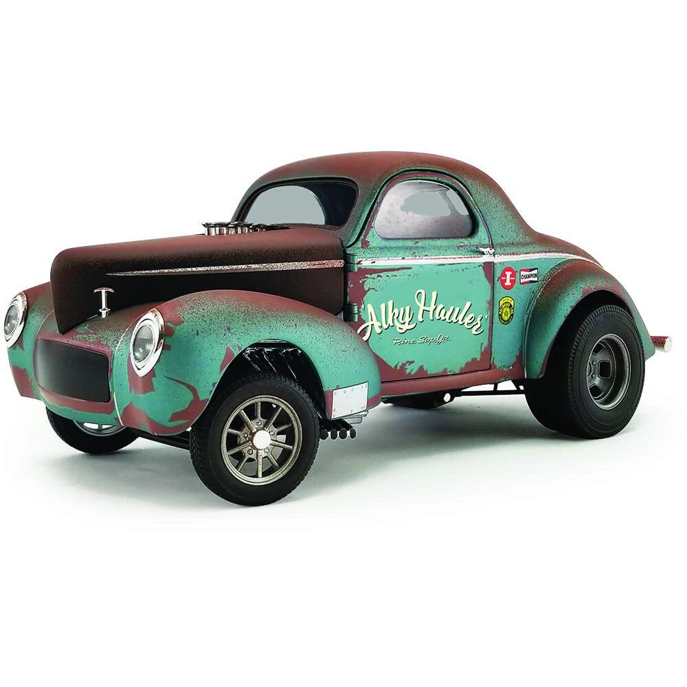 Pork Chop's 1941 Gasser - Alky Hauler (Weathered), Green - Acme A1800920 - 1/18 Scale Diecast Car