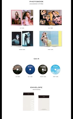 Miniatura 7 de TWICE NAYEON IM NAYEON 1st Mini Album (I'M + NA + YEON + POP - Set + 2 TARJETAS DE REGALO DE TIENDA) K-POP sellado