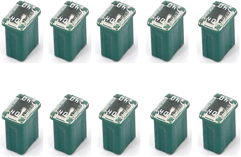 Fusíveis tipo cartucho micro FMM imjl 40 A – Pacote com 10 unidades