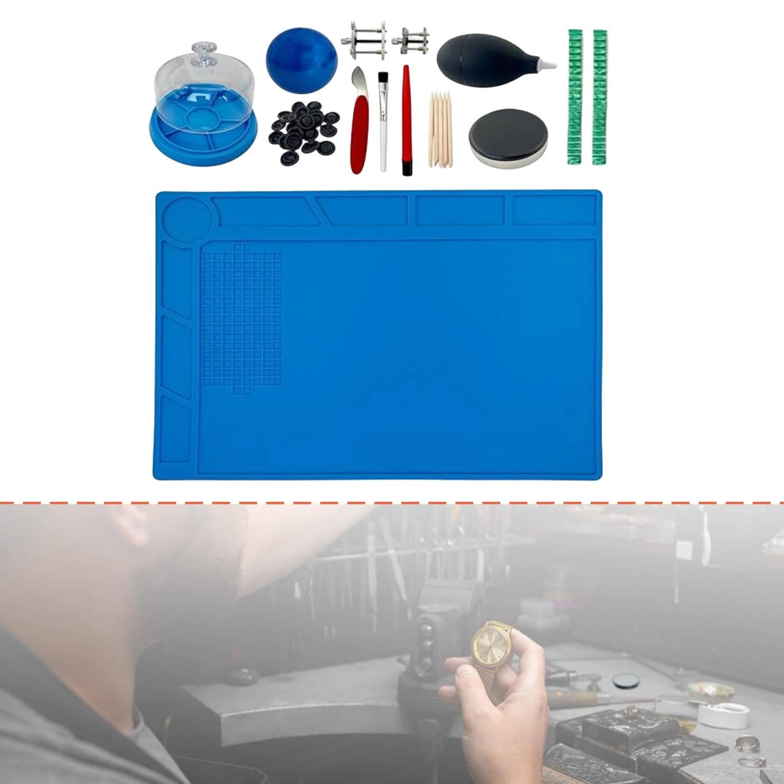 Kit Professionale per La Pulizia E La Riparazione di Orologi, Pratico da Utilizzare a Casa, sul Banco da Lavoro.