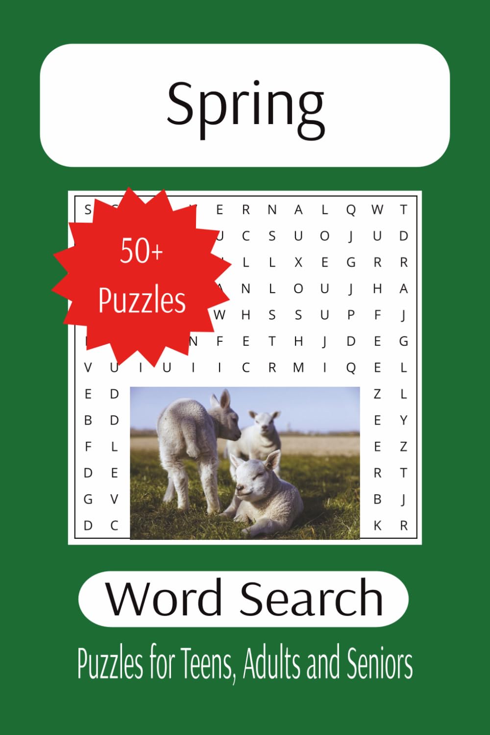 Spring Word search: A Relaxing, Large-Print Puzzle Book to Celebrate the Season of Renewal (The Ultimate Adult Word Search Library)