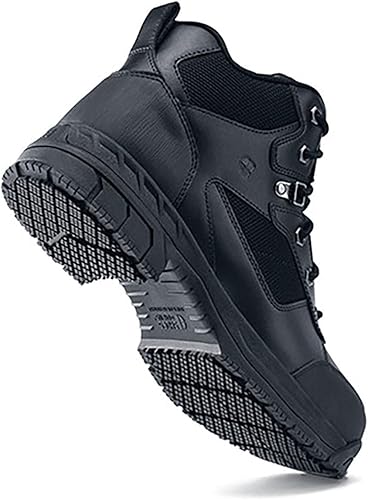 Miniatura 7 de Shoes for Crews Voyager II, Men's, Women's, Unisex Soft Toe and Steel Toe Work Boots, Slip Resistant, Water Resistant, Black