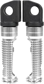 Front Footrest Foot Pegs For KAWASAKI ZZR 1400 1200 1100 600 ZRX 400 ZEPHYR GPZ ER6N ER6F GTR1400 Motorcycle Rider Rest